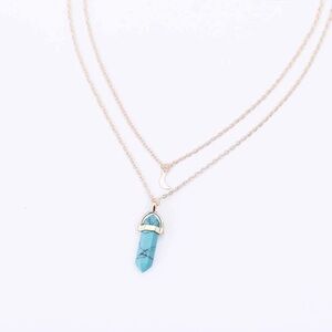 NEW Crystal Opals Multi-layer Necklace